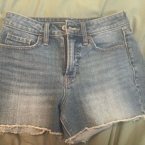 High Rise Womens Denim Shorts